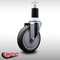Service Caster 5'' SS Thermoplastic Rubber Wheel Swivel 1-1/2'' Expanding Stem Caster SCC-SSEX20S514-TPRB-112 - alternate 4